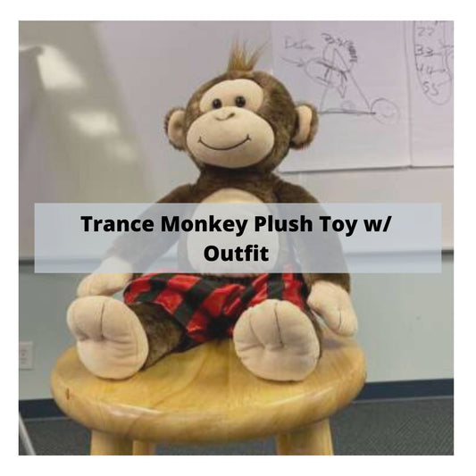 Trance Monkey Plush Toy w/ Outfit eutaptics® FasterEFT
